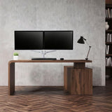 Ergotron LX Dual Desk Mount Side - by - Side Arm White (45 - 491 - 216)