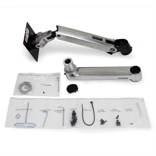 Ergotron LX Extension Arm Kit Polished Aluminum (97 - 940 - 026)