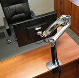 Ergotron LX HD Sit - Stand Desk Arm for Displays up to 49" Polished Aluminum (45 - 384 - 026) - SourceIT