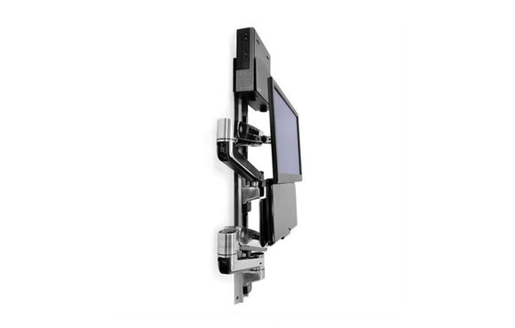 Ergotron LX Sit-Stand Wall Mount System, Small CPU Holder (45-358-026) - SourceIT