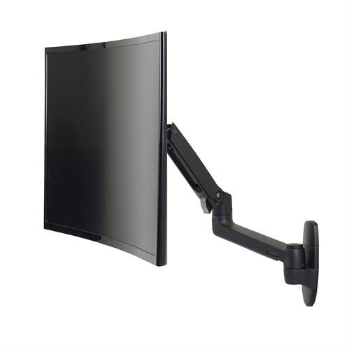 Ergotron LX Wall Mount Monitor Arm Matte Black (45 - 243 - 224)