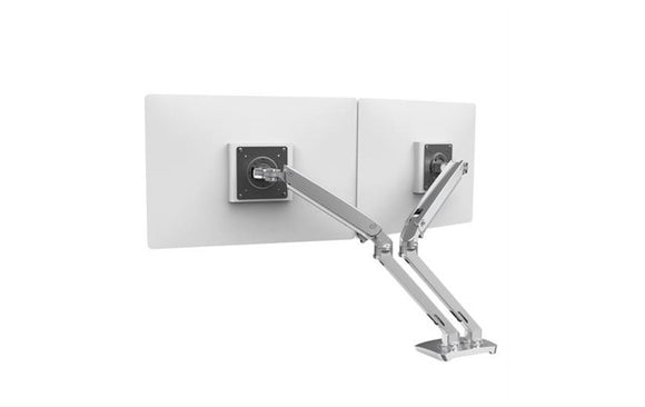 Ergotron MXV Desk Dual Monitor Arm Polished Aluminum (45-496-026) - SourceIT