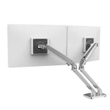 Ergotron MXV Desk Dual Monitor Arm Polished Aluminum (45 - 496 - 026)