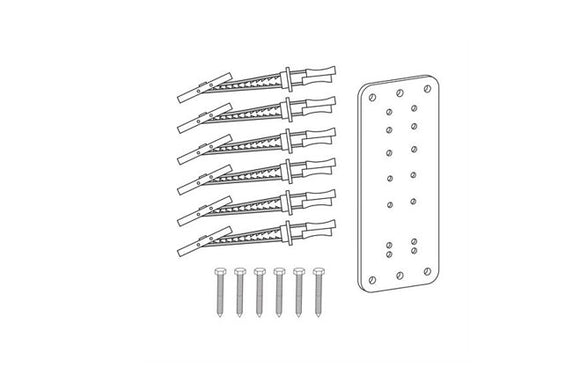 Ergotron Steel Stud Wall Mounting Kit (60-591-003) - SourceIT