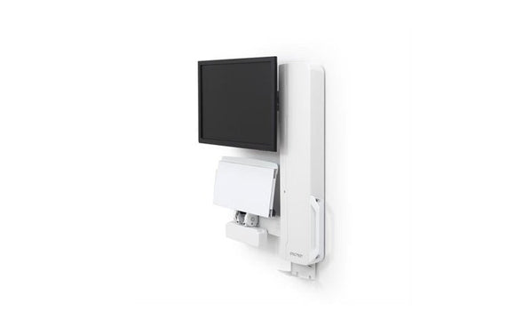 Ergotron StyleView® Sit-Stand Vertical Lift, High Traffic Area White (61-081-062) - SourceIT