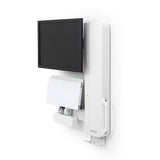 Ergotron StyleView® Sit - Stand Vertical Lift, High Traffic Area White (61 - 081 - 062)