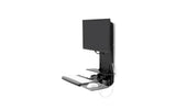 Ergotron StyleView® Sit-Stand Vertical Lift, Patient Room Black (61-080-085) - SourceIT