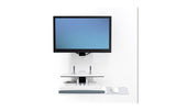 Ergotron StyleView® Sit-Stand Vertical Lift, Patient Room White (61-080-062) - SourceIT