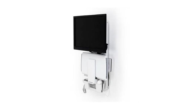 Ergotron StyleView® Sit-Stand Vertical Lift, Patient Room White (61-080-062) - SourceIT