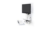 Ergotron StyleView® Sit-Stand Vertical Lift, Patient Room White (61-080-062) - SourceIT