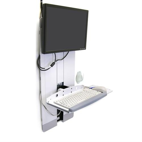 Ergotron StyleView® Vertical Lift, High Traffic Area White (60 - 593 - 216)