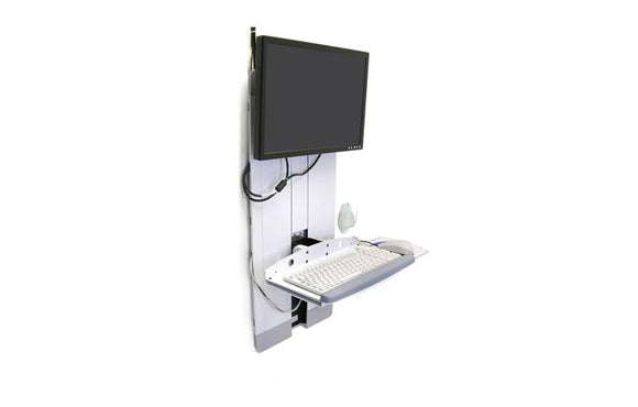 Ergotron StyleView® Vertical Lift, High Traffic Area White (60-593-216) - SourceIT