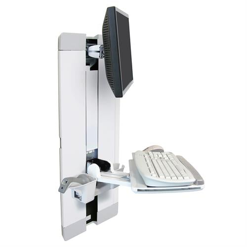 Ergotron StyleView® Vertical Lift, Patient Room White (60 - 609 - 216)