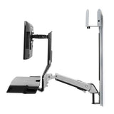 Ergotron SV Combo System Worksurface, Medium CPU Holder Aluminum (45 - 595 - 026)
