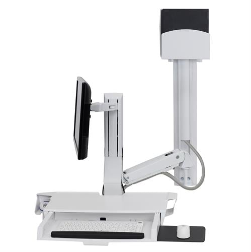 Ergotron SV Combo System Worksurface, Small CPU Holder White (45 - 594 - 216)