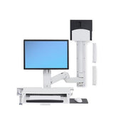 Ergotron SV Sit - Stand Combo Extender, Short White (97 - 858 - 216)