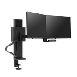 Ergotron TRACE Dual Monitor Desktop Mount Matte Black (45 - 631 - 224)