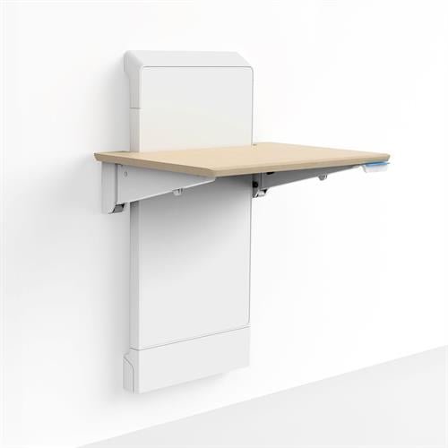 Ergotron WorkFit® Elevate™ Sit - Stand Wall Desk Mendota Maple (24 - 804 - S893)