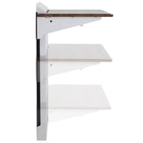 Ergotron WorkFit® Elevate™ Sit - Stand Wall Desk Walnut Hills (24 - 804 - S894)