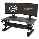Ergotron WorkFit - TL Sit - Stand Desktop Workstation Black (33 - 406 - 085)