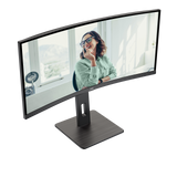 AOC CU34P3CV 34" WQHD Curved VA 100Hz Business Monitor with USB-C 65W and KVM - image 5