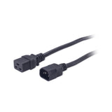 APC NetShelter Power Cord IEC C19 to C14 10A 2.0m Black Rack PDU Lead - SourceIT