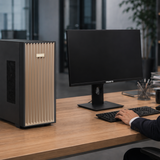 GIGABYTE W775-V10-L01 deskside AI supercomputer in an office deployment