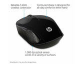 HP 200 Black Wireless Mouse (X6W31AA) - SourceIT