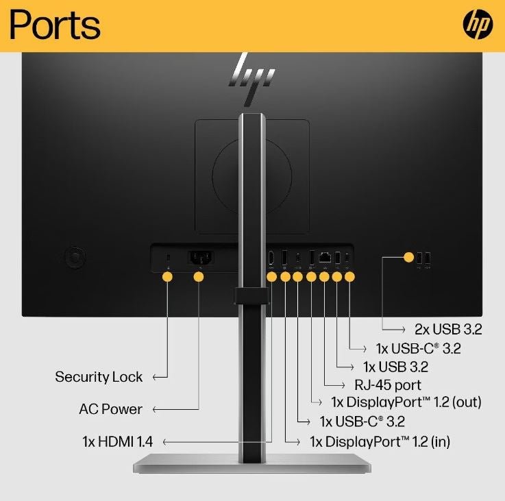 HP E24u G5 23.8-inch FHD USB-C Monitor – SourceIT