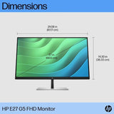 HP E27 G5 27 - inch FHD Monitor (6N4E2AA) - SourceIT