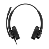 HP Poly Mission 425 Stereo USB Wired Headset Leatherette