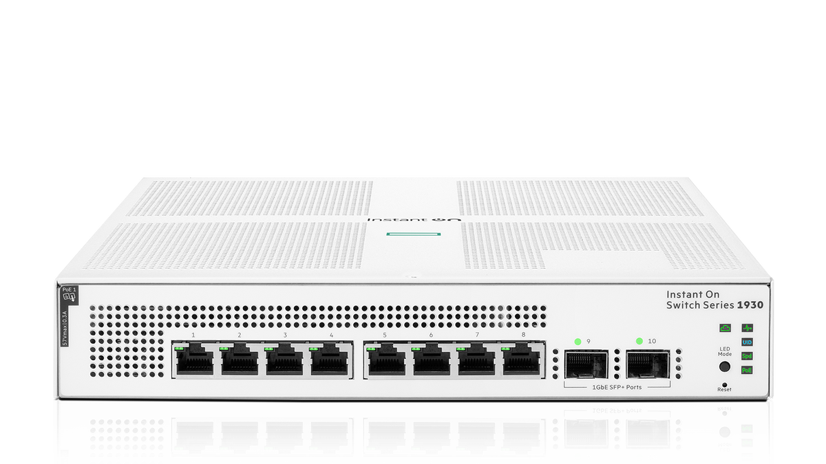 HPE Networking Instant On 1930 8-Port Gigabit Class 4 PoE+ Smart-Manag