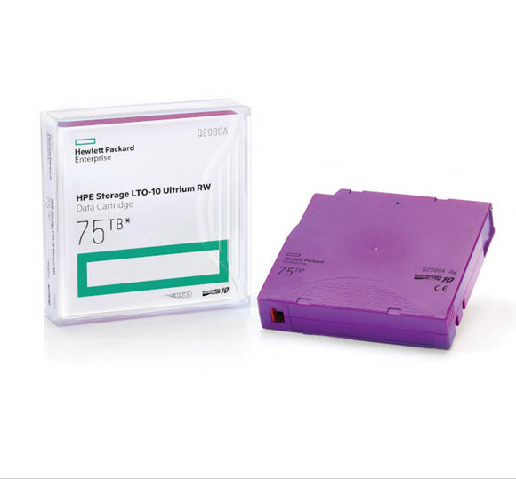 HPE LTO - 10 Ultrium 75TB Data Cartridge (Q2080A)