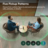 Insta360 Wave for Business five pickup patterns