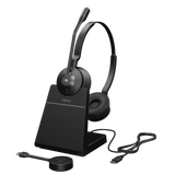Jabra Engage 55 Stereo MS on Charging Base USB-C DECT Dongle