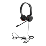 Jabra Evolve 20 SE MS Stereo Headset + USB - C/A Adapter (4999 - 823 - 369)