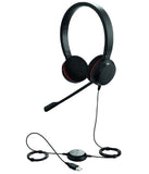 Jabra Evolve 20 UC Stereo Office Headset USB-A (4999-829-209) - SourceIT