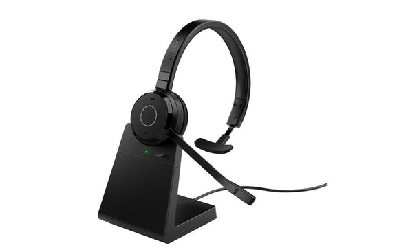 Jabra Evolve 65 TE MS Mono Wireless Bluetooth Charging Stand USB - A (6693 - 833 - 399) - SourceIT