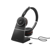 Jabra Evolve 75 SE with Charging Stand and USB Dongle
