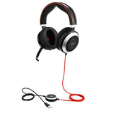 Jabra Evolve 80 MS Stereo Active Noise Cancelling Headset USB-A (7899-823-109) - SourceIT
