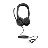 Jabra Evolve2 50 UC Stereo USB-C with USB-A Adapter