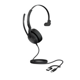 Jabra Evolve2 50 UC Mono USB-C with USB-A Adapter