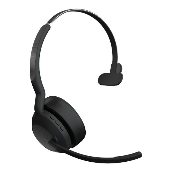 Jabra Evolve2 55 MS Mono Wireless Headset w/ Stand USB - A (25599 - 899 - 989)
