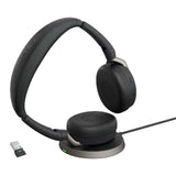 Jabra Evolve2 65 Flex MS Stereo Wireless BT Headset w/ Stand USB - A (26699 - 999 - 989)