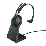 Jabra Evolve2 65 UC Mono with Charging Stand - Black