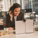 Jabra Evolve3 85 UC Wireless ANC Headset USB - A with Stand