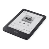 Kobo Clara BW black e-reader — lying down
