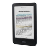 Kobo Clara Colour black e-reader — angled front view