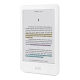Kobo Clara Colour white e-reader — angled front view