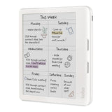 Kobo Libra Colour white e-reader — angled front view
